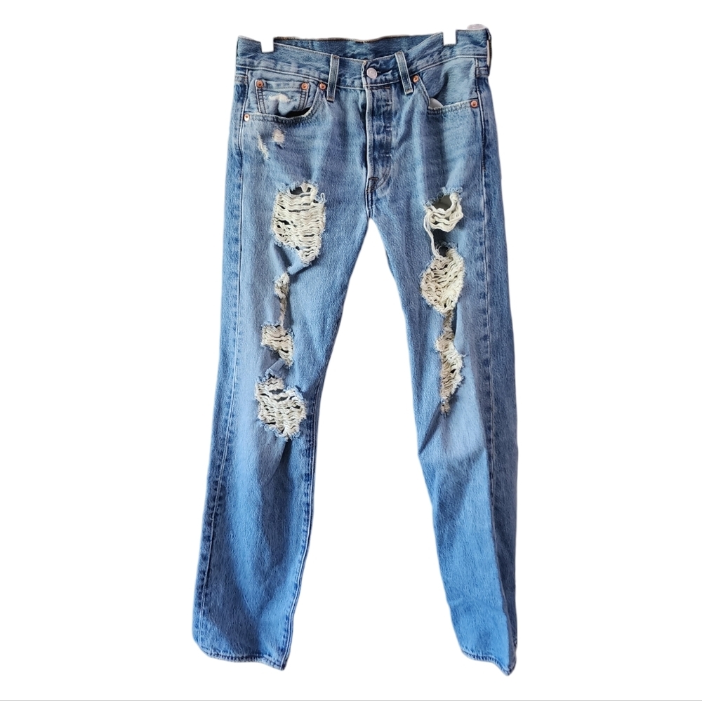 LEVI'S 501 29x32 distressed Jeans